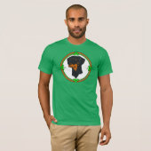 Doberman Pinscher St Patricks T-shirt (Voorkant volledig)