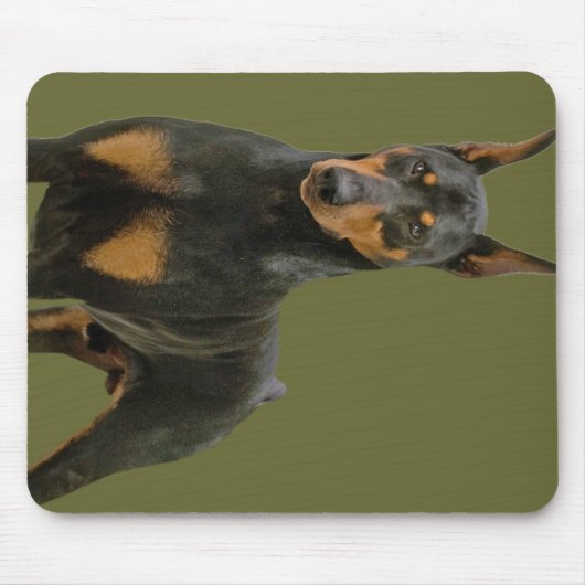 Doberman Pinscher Standing Muismat (Voorkant)