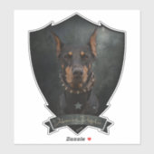 Doberman Pinscher Sticker (Vel)