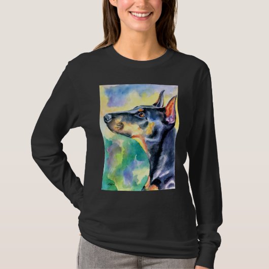 Doberman Pinscher T Shirt (Voorkant)