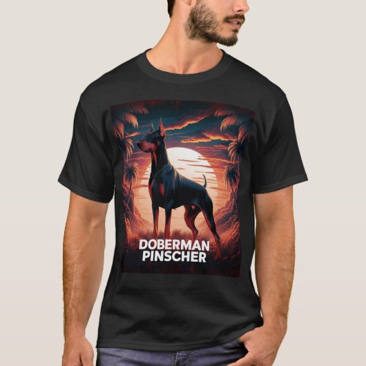 Doberman Pinscher T-shirt (Voorkant)