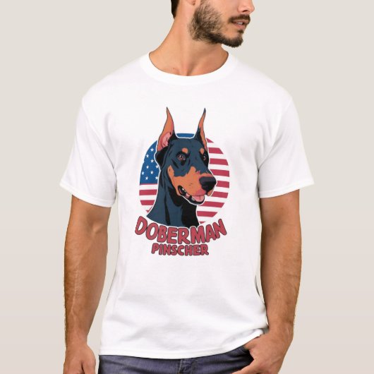 Doberman Pinscher T-shirt (Voorkant)