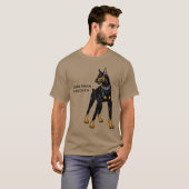 doberman pinscher t-shirt (Voorkant volledig)