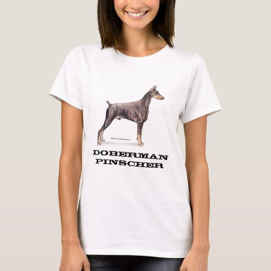Doberman Pinscher T-shirt (Voorkant)