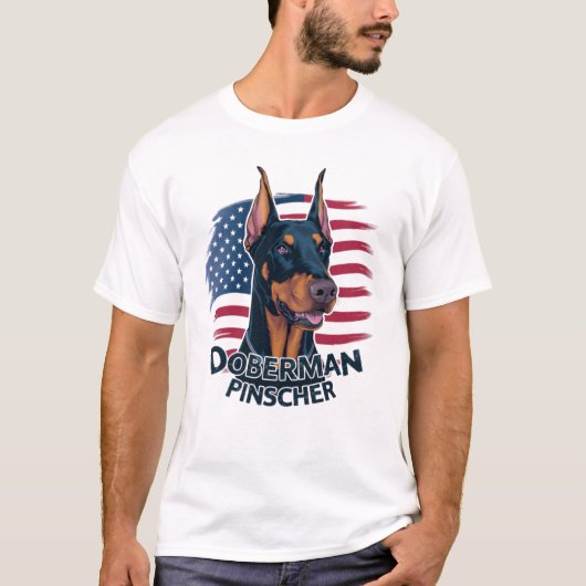 Doberman Pinscher T-shirt (Voorkant)