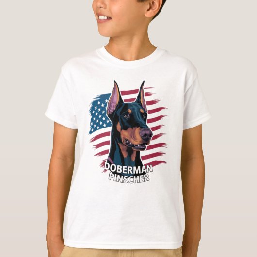 Doberman Pinscher T-shirt (Voorkant)