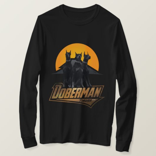 Doberman Pinscher T-shirt (Design voorkant)