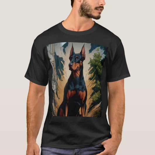 Doberman Pinscher T-shirt (Voorkant)