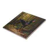 Doberman Pinscher Tegeltje (Zijkant)