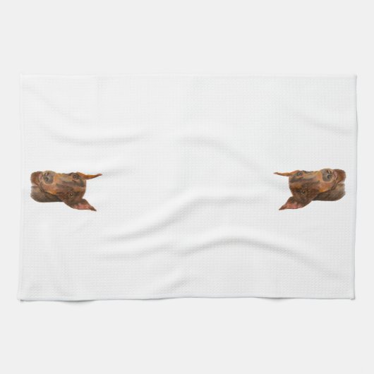 Doberman Pinscher Theedoek (Horizontaal)