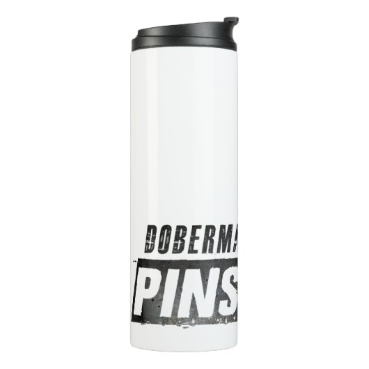 Doberman Pinscher Thermosbeker (Gedraaid links)