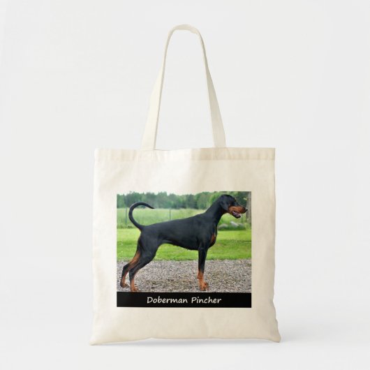 Doberman Pinscher Tote Bag (Voorkant)