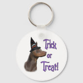 Doberman Pinscher Trick Sleutelhanger (Voorkant)
