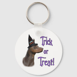 Doberman Pinscher Trick Sleutelhanger