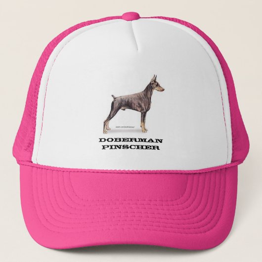 Doberman Pinscher Trucker Pet (Voorkant)
