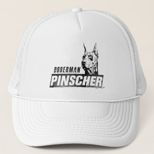 Doberman Pinscher Trucker Pet (Voorkant)