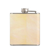 Doberman Pinscher Uncropped schilderij originele k Heupfles (Achterkant)