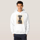 Doberman Pinscher Uncropped schilderij originele k Hoodie (Voorkant volledig)