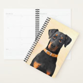 Doberman Pinscher Uncropped schilderij originele k Planner (Display)