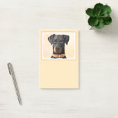 Doberman Pinscher Uncropped schilderij originele k Post-it® Notes (Kantoor)