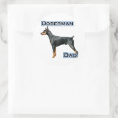 Doberman Pinscher Vader 4 - Sticker (Tas)