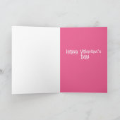 Doberman Pinscher Valentijnsdag Bedankkaart (Binnen)