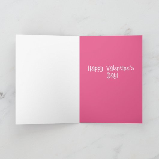 Doberman Pinscher Valentijnsdag Bedankkaart (Binnen)