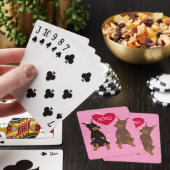 Doberman Pinscher Valentijnsdag Pokerkaarten (Insitu)