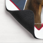 Doberman Pinscher Vlag 2 Muismat (Hoek)