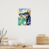 Doberman Pinscher Wall Print (Keuken)