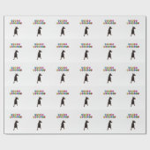 Doberman Pinscher wenst Gelukkig Nieuwjaar 2016 Cadeaupapier (Vlak)