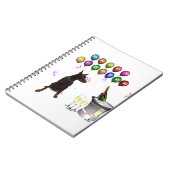 Doberman Pinscher wenst Gelukkig Nieuwjaar 2016 Notitieboek (Linkerzijde)