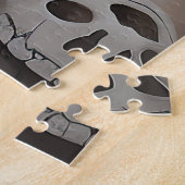 Doberman pompoenen Halloween eng Legpuzzel (Zijkant)