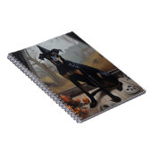 Doberman pompoenen Halloween eng Notitieboek (Rechterzijde)