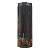 Doberman pompoenen Halloween eng Thermosbeker (Achterkant)