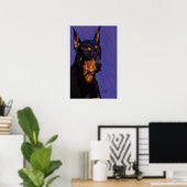 Doberman poster (Thuiskantoor)