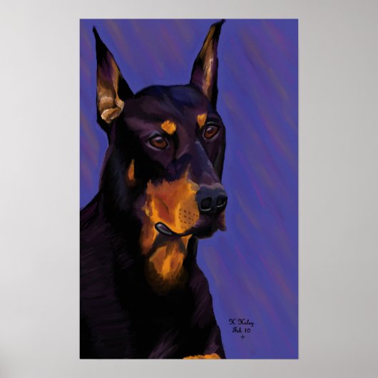 Doberman poster (Voorkant)
