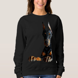 Doberman Puppy Dog Black en Tan Trui