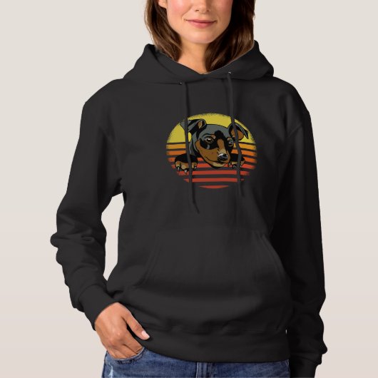 Doberman Puppy Dog Hoodie (Voorkant)