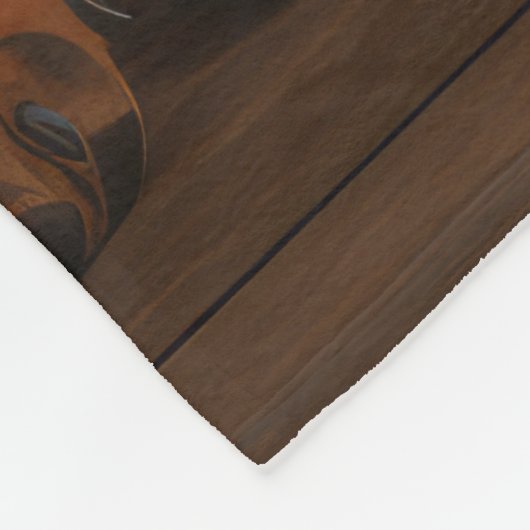 Doberman Puppy Herfst Delight Pompoen Fleece Deken (Hoek)