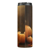 Doberman Puppy Herfst Delight Pompoen Thermosbeker (Achterkant)