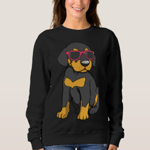 Doberman Puppy in bril Doberman Pinscher Puppy Trui