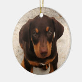 Doberman Puppy Ornament (Links)
