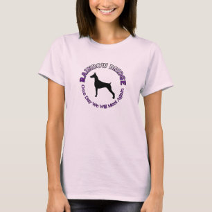 DOBERMAN RAINBOW BRIDGE VROUWEN T-SHIRT