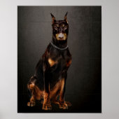 Doberman Reliable Guard Doberman Dog Poster (Voorkant)