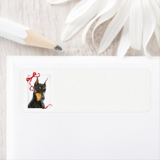 Doberman retouradreslabel etiket (Insitu)