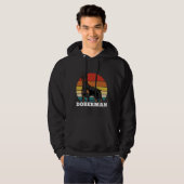 Doberman Retro  625 Hoodie (Voorkant volledig)