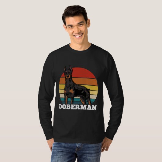 Doberman Retro 625 T-shirt (Voorkant volledig)