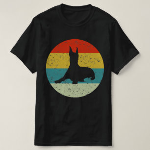 doberman retro silhouette 70s t-shirt