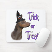 Doberman rode truc muismat (Met muis)